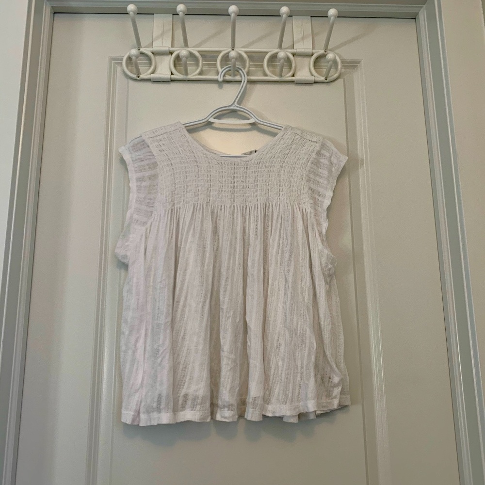 White Akemi+Kin Shirt from Anthropologie